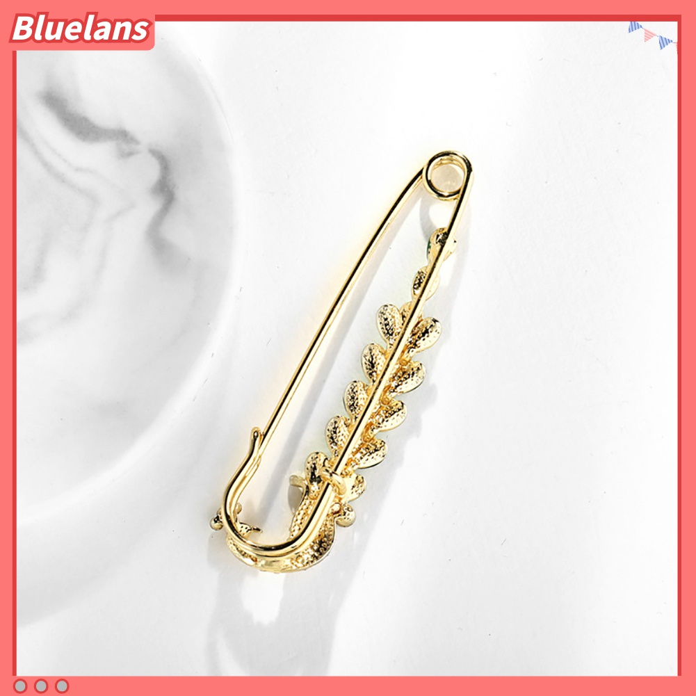 Bros Pin Desain Tetesan Minyak Aksen Berlian Imitasi Untuk Wanita