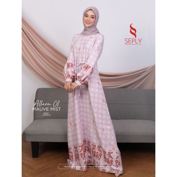 SEPLY GAMIS ALLURA 01 MAUVE MIST ALLURA 01 ELDERBERRY ALLURA 01 BRUSH PINK GAMIS ALURA 01 SEPLY