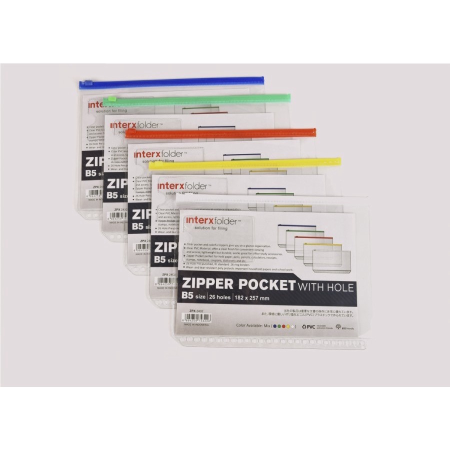 

Zipper pocket B5 interx - 1 pcs