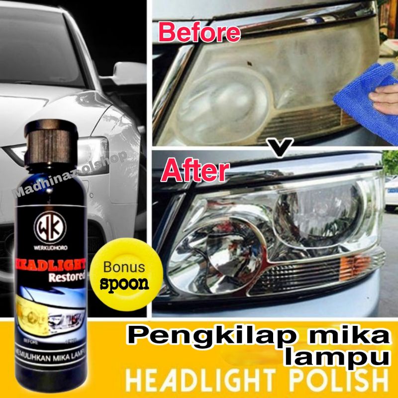 Pembersih Mika Lampu Mobil / Headlight Restored WK / Pengkilap Headlamp / Headlamp Polish