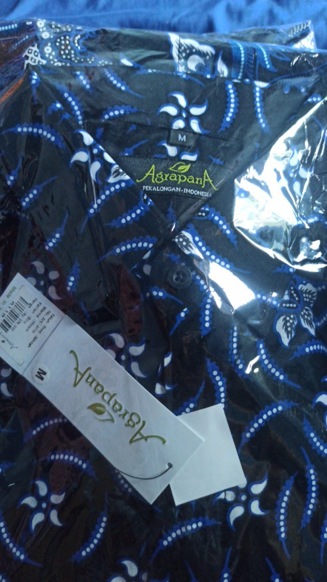 Agrapana Baju Kemeja Batik Pria Cowok Lengan Panjang Modern Premium Couple Original Pekalongan Abhit