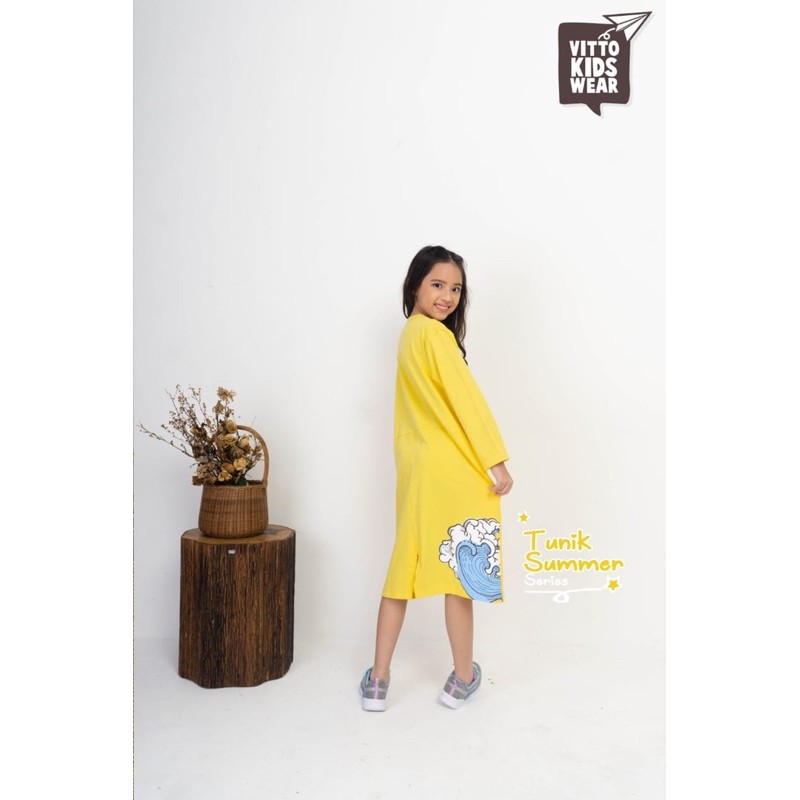 Tunik Anak Junior Big Cutting Summer Dress Vitto