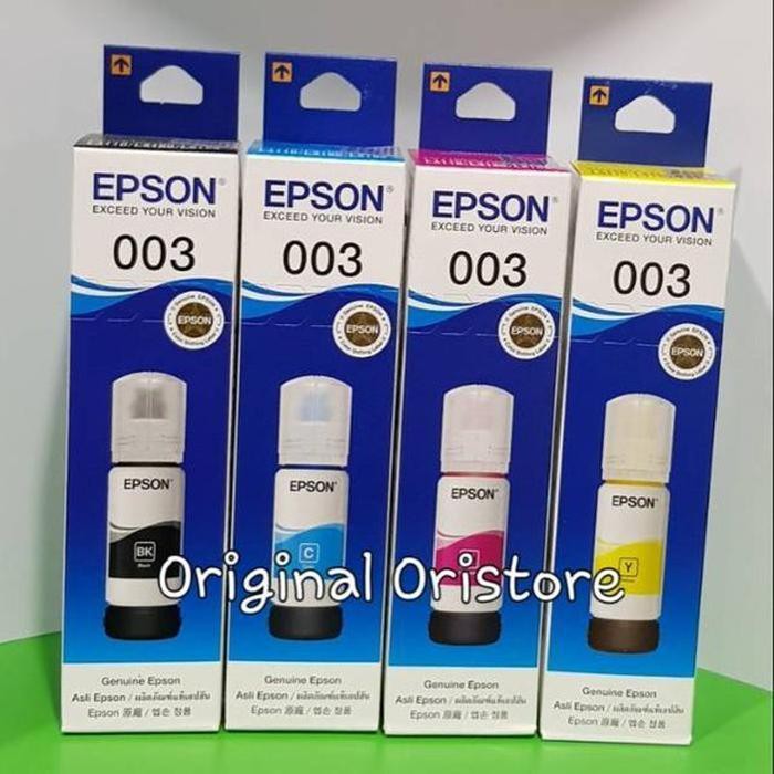 Jual Jual Epson Tinta 003 Original Untuk Printer L1110 L3100 L3101 L3110 L3150 L5190 Series 2926