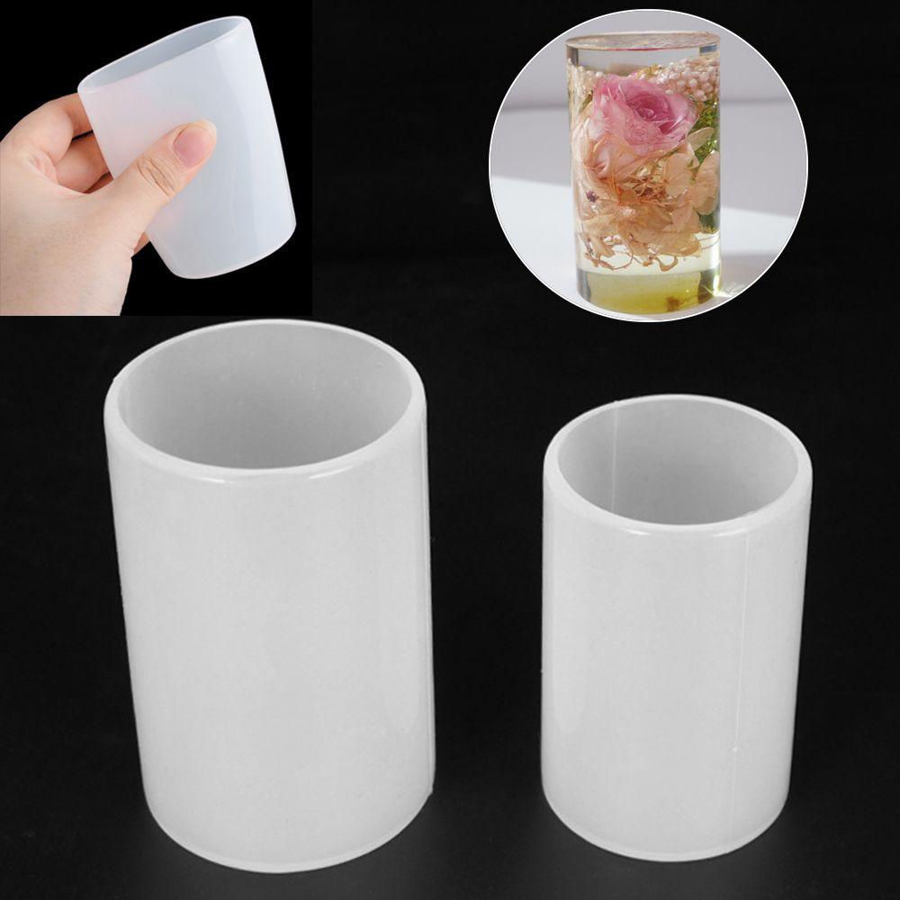 Solighter Cylinder Resin Mold DIY Craft Membuat Perhiasan Cetakan Handmade Casting