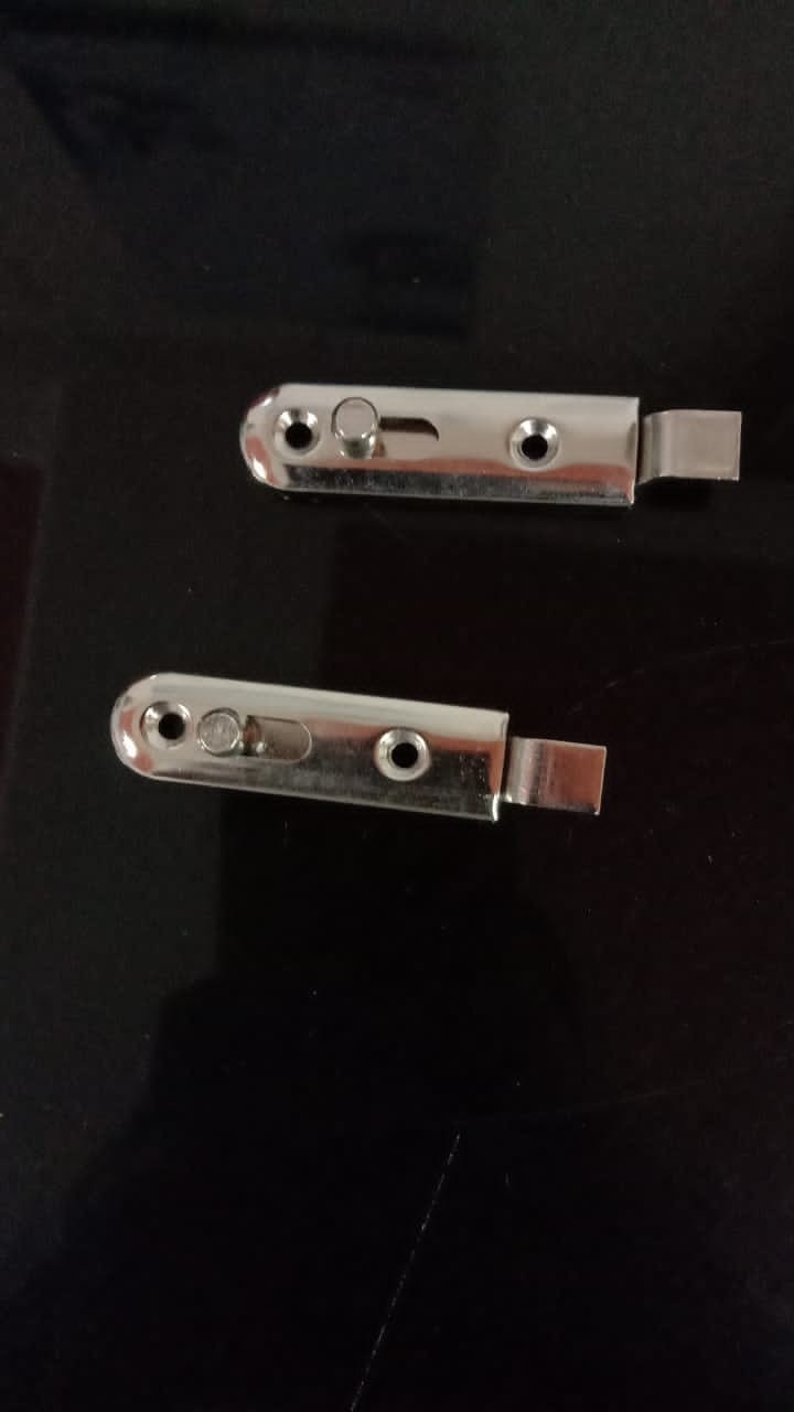 Grendel Pintu Lemari Tekuk 5 Cm / Grendel Jerman Kecil / Slot Bengkok