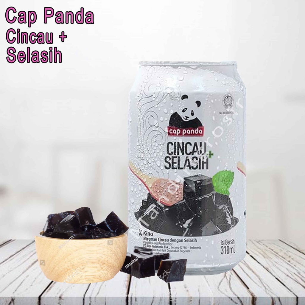 

Minuman Cincau + Selasih * Cap Panda * Grass Jelly+Basil Seed * 310ml