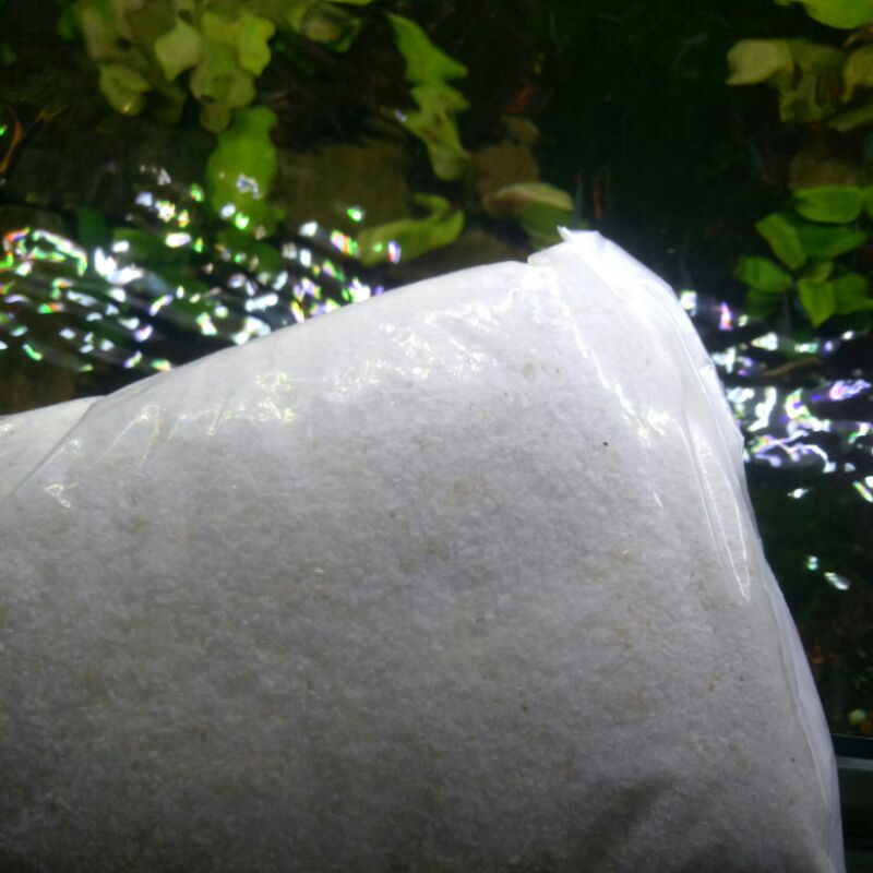 pasir silica putih halus 1kg pasir aquarium