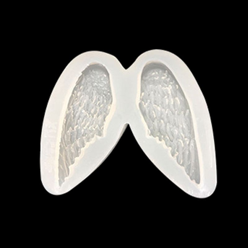 Glitter Angel Evil Wings Pendant Resin Casting Mold Silicone Mold Jewelry Making Tools