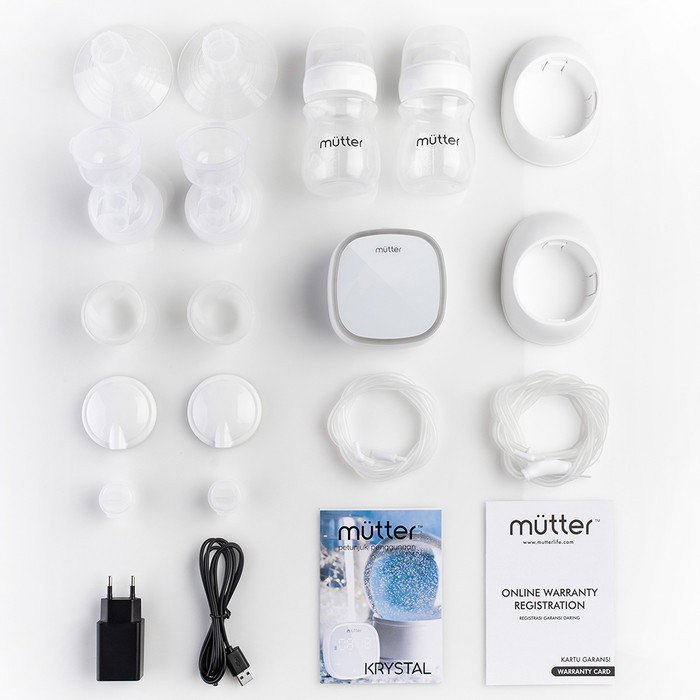 Makassar ! Breast Pump / Pompa Asi Elektrik Double Mutter Krystal