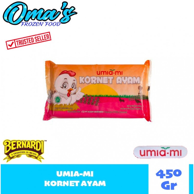 

UMIA MI KORNET AYAM 450 GR BY BERNARDI