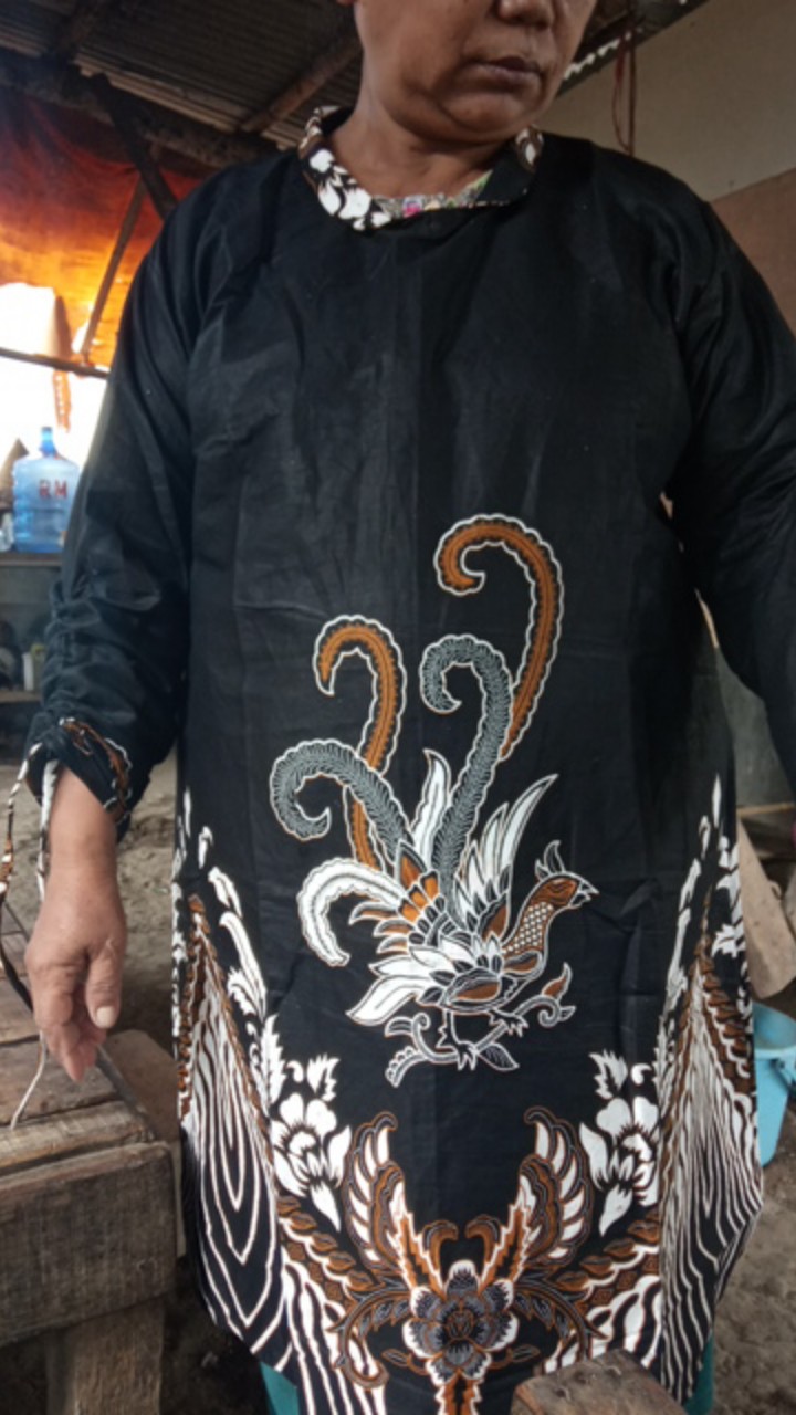 Maura Couple - Sania Ruffle Batik Couple Ori Ndoro Jowi Garansi Termurah Shopee - Kebaya Modern 2564