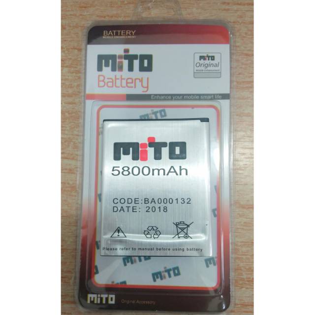 Baterai batre batrey mito a880 a990 type ba00132 BA-00132