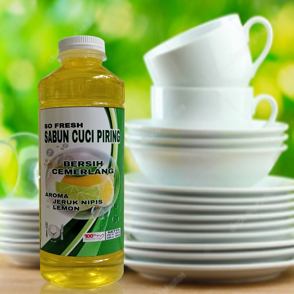 SABUN CUCI PIRING LEMON 500 ML (SO FRESH CAIRAN PENCUCI PIRING)