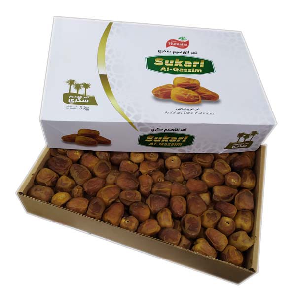 

GROSIR KURMA SUKARI AL- Qassim HUMAIRA SUKKARI 3kg KURMA ASLI ORIGINAL / KIOS MURIA