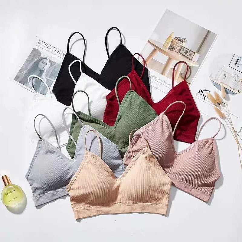 Bra Fashion Wanita Bra Murah Sport Bra Import Sport Bra Bahan Nylon Bra Simple