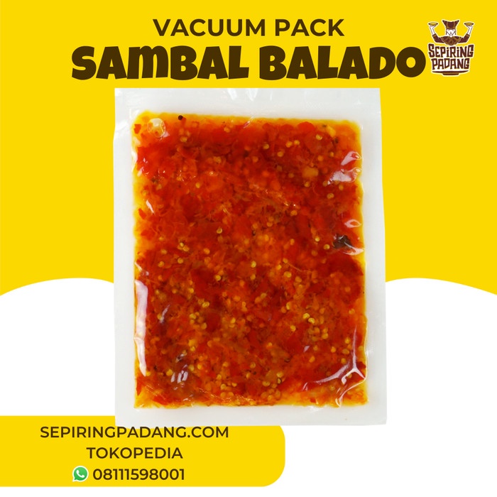

Sambal-Aneka- Sambal Balado Padang Vacuum Pack - 350G -Aneka-Sambal.