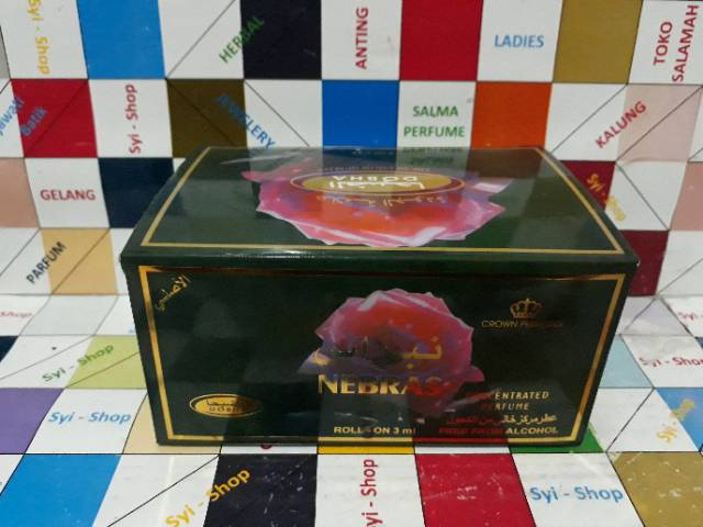 Parfum NEBRAS Roll On Non Alkohol 3 ml DOBHA