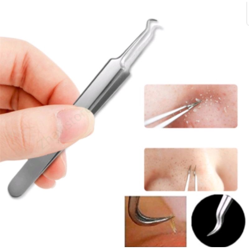 Pinset Komedo/ Penjepit Komedo/ Blackhead Tweezer