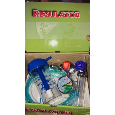 Regulator O2 untuk Tabung Oksigen Medis