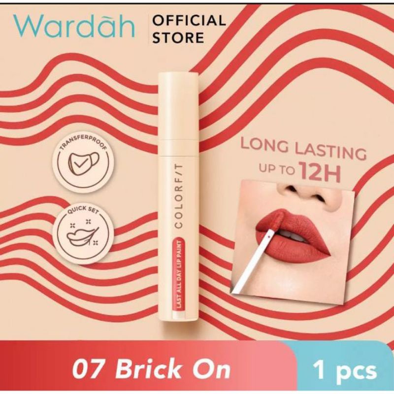 Wardah Colorfit Last All Day Lip Paint Ombre 02 &amp; 07 | Paket Lip Cream Ombre