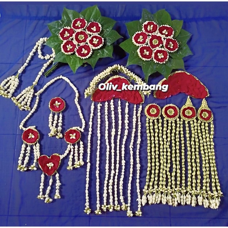 ADAT BANJAR // RONCE MELATI ASLI PENGANTIN BANJAR 1set