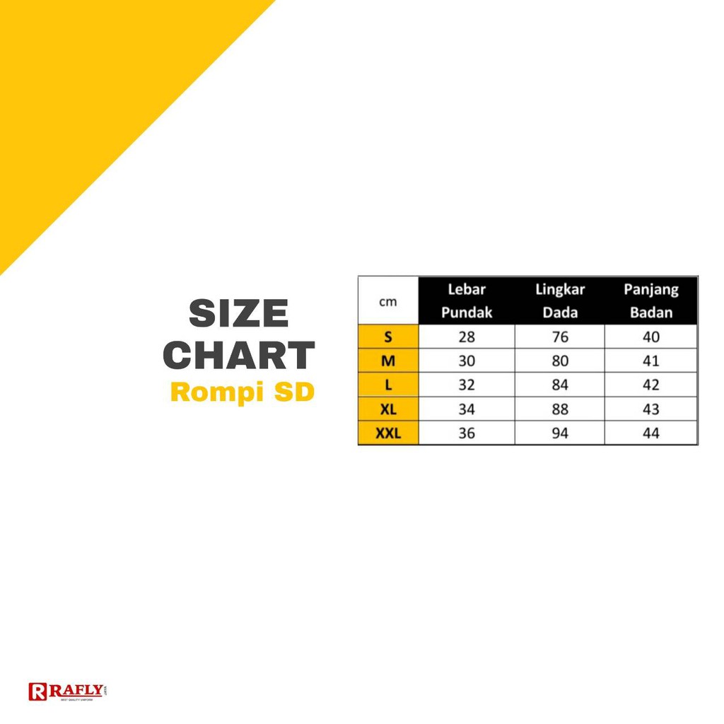 Rompi SD Kotak - Seragam Sekolah SD / Rafly Jaya