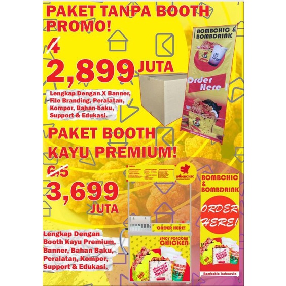

PAKET USAHA BOMBCHIC & BOMBDRINK 2 IN 1