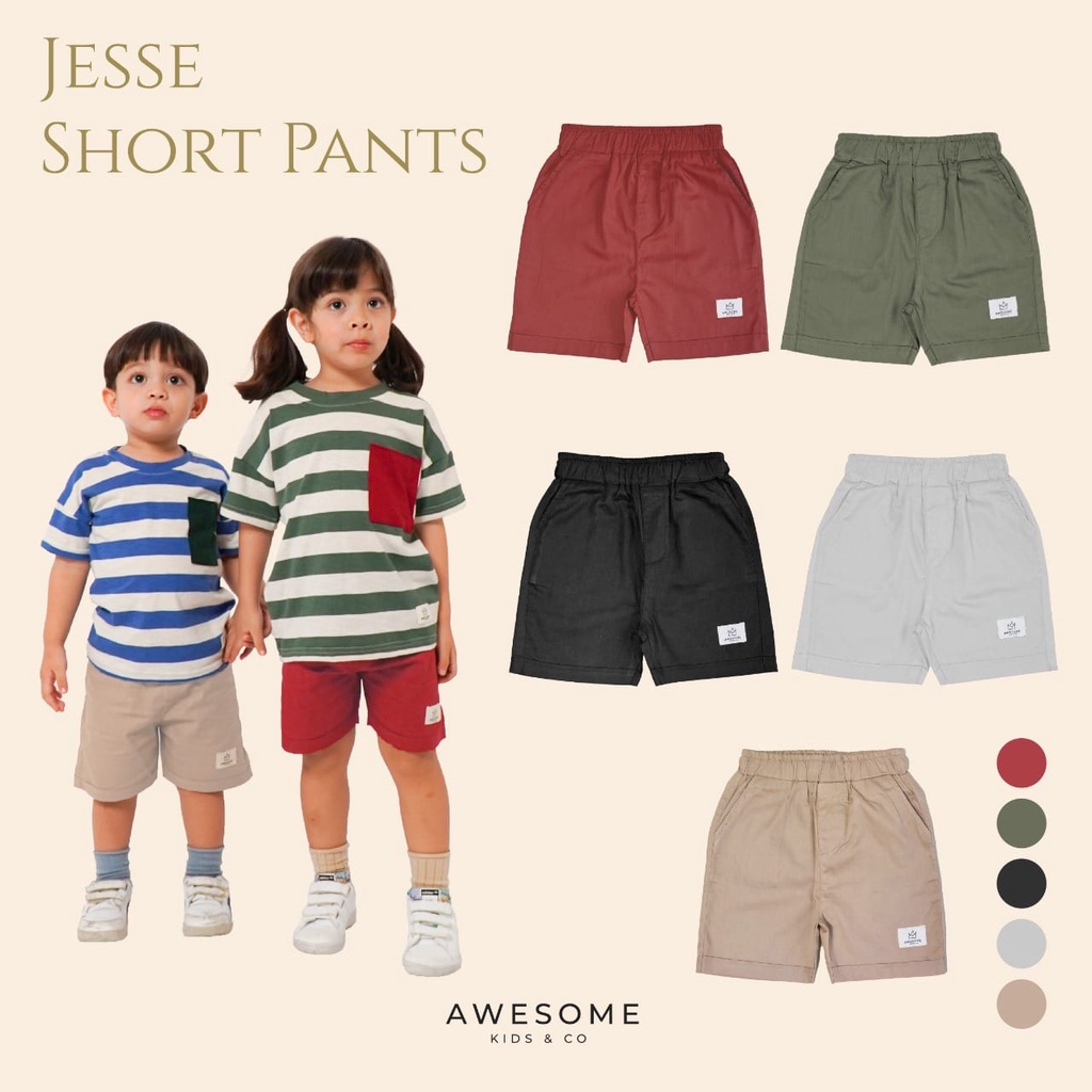 JESSE short pants celana pendek anak by awesomekids | DUO KRUCILS