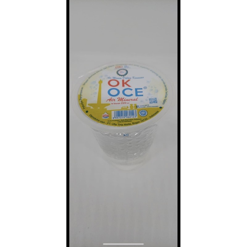 Air Mineral Ok Oce 220 ml