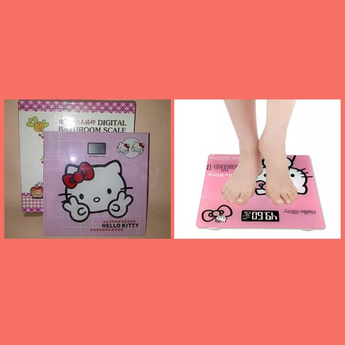 1500gr timbangan badan karakter digital doraemon dan hello kitty