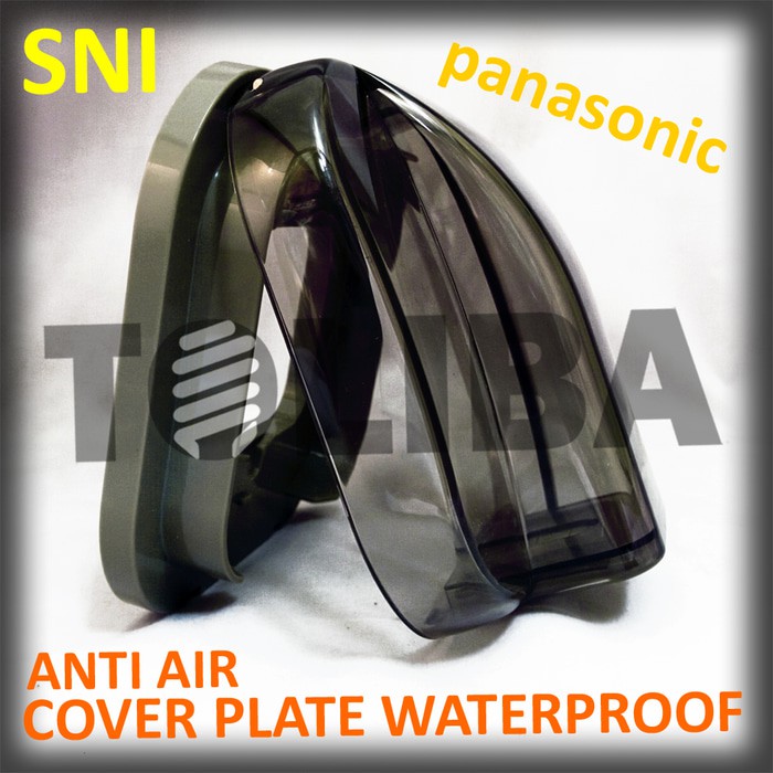 plat penutup stop kontak cover plate waterproof anti air panasonic / cover plate panasonic sni