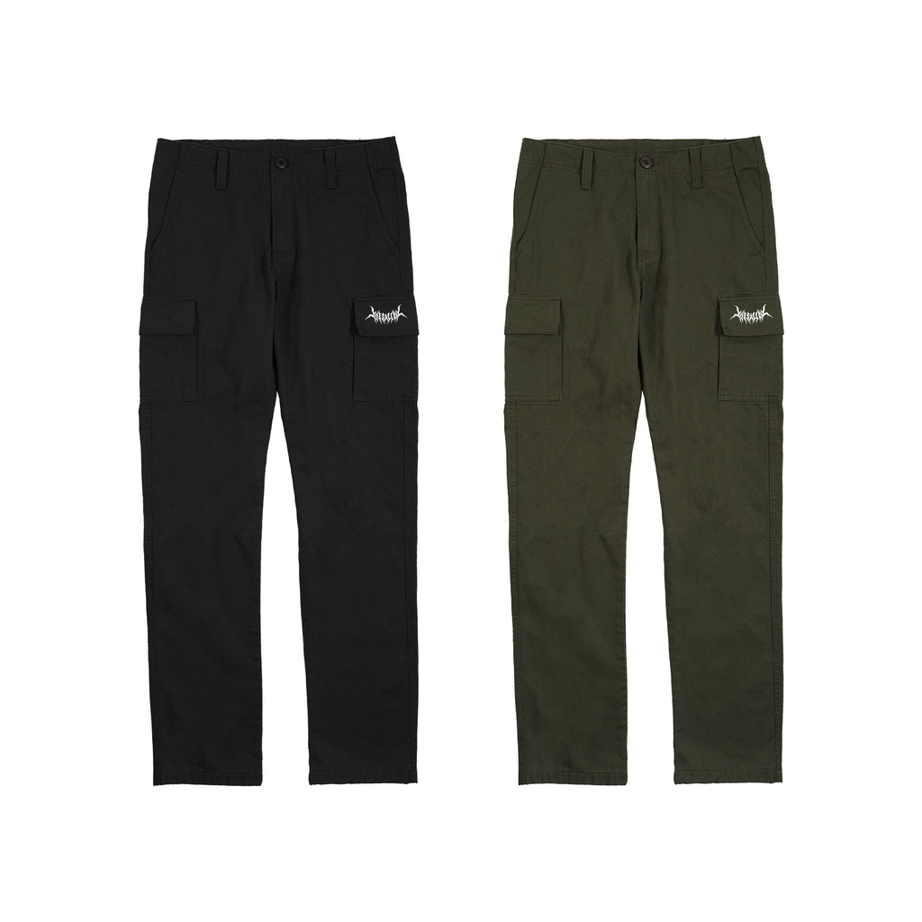 CARGO PANTS | ALICE | BLACK | OLIVE | UNISEX | YIKESALLDAY