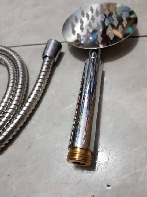 Hand shower mandi bulat stainless