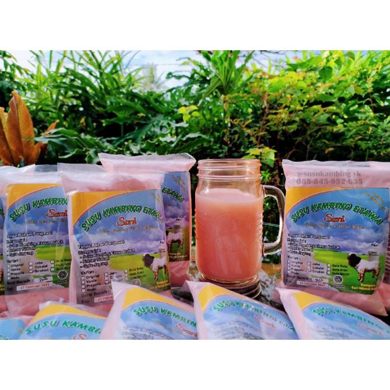 

Susu kambing etawa bubuk rasa strawberry 200gram