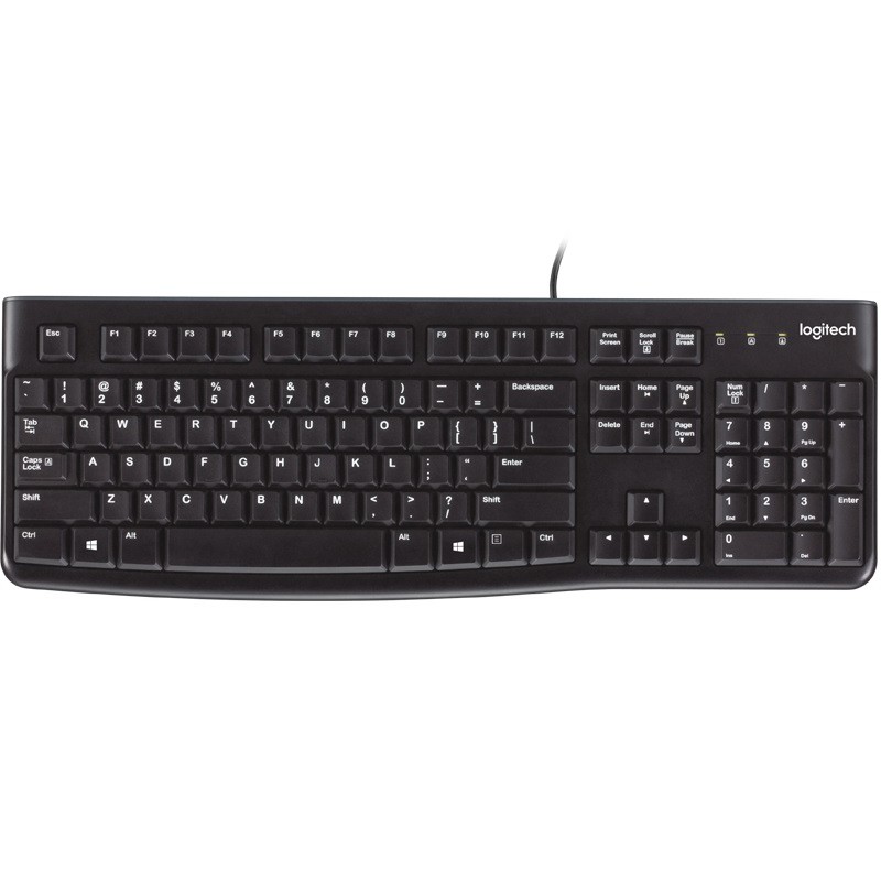 Logitech Keyboard Wired USB K120 K 120 Resmi