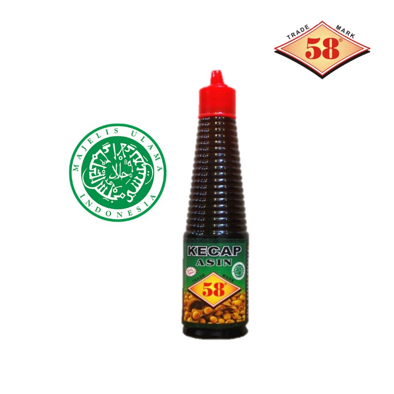 

Saos 58 - (6pcs) Kecap Asin 58 Halal 135 ml