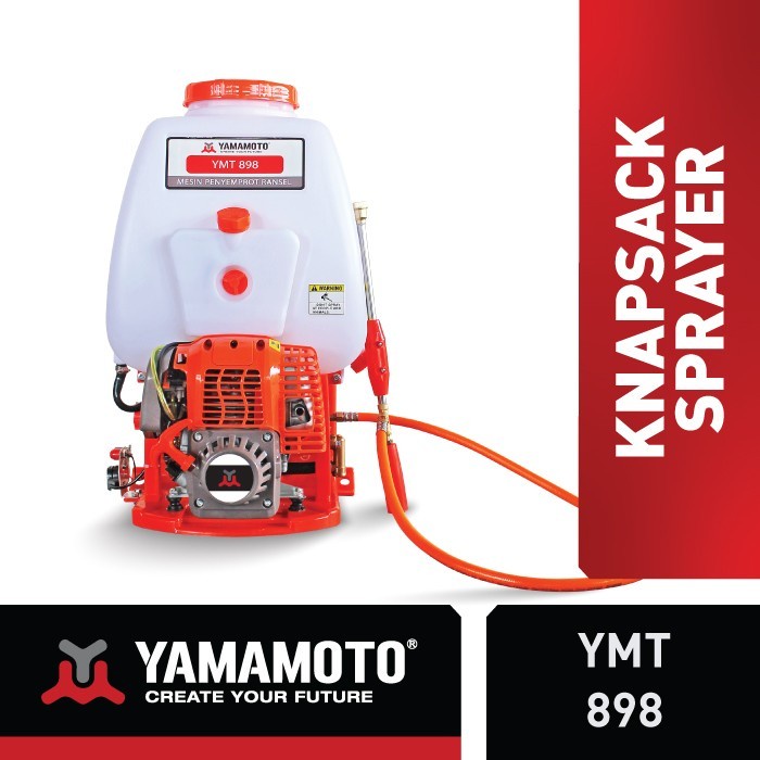 YAMAMOTO Pompa Semprot Hama / Knapsack Sprayer Bensin YMT-898 ( 4 Tak )