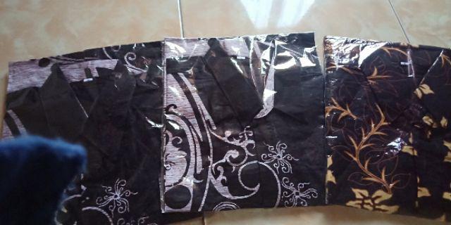 Hem Batik Dolby Dolbi Dobby Doby - Batik Sogan Solo - Batik Pria Warna Coklat - Distro Batik Hrb026