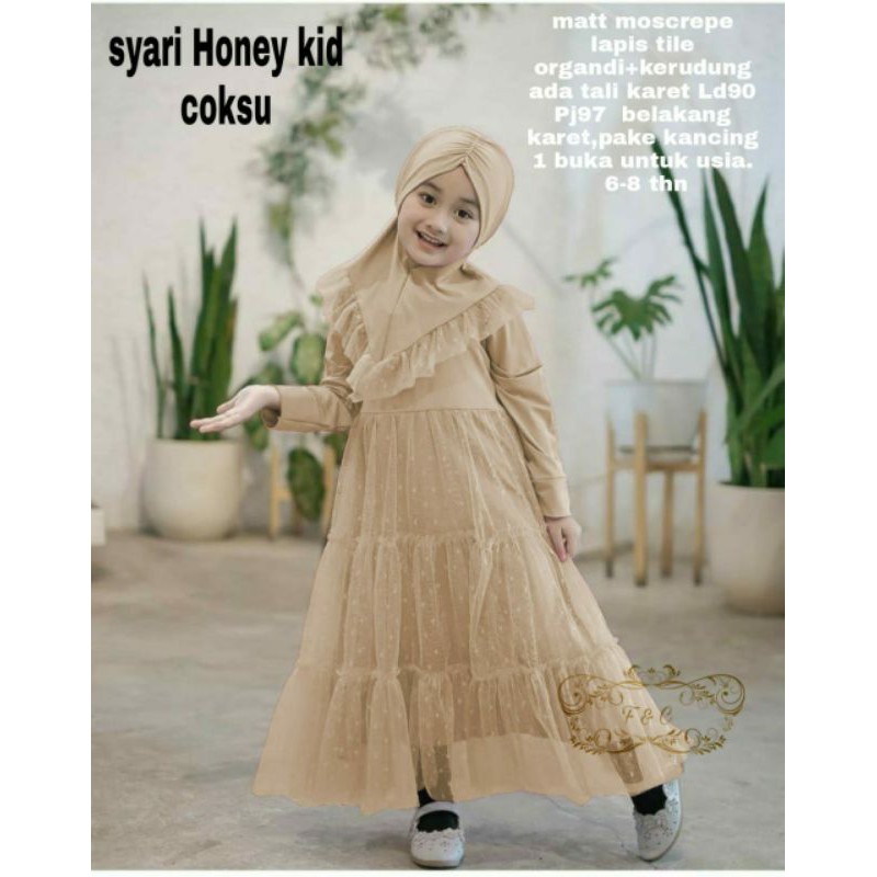 Syari Honey Kids Cream, Pinkz Mustard