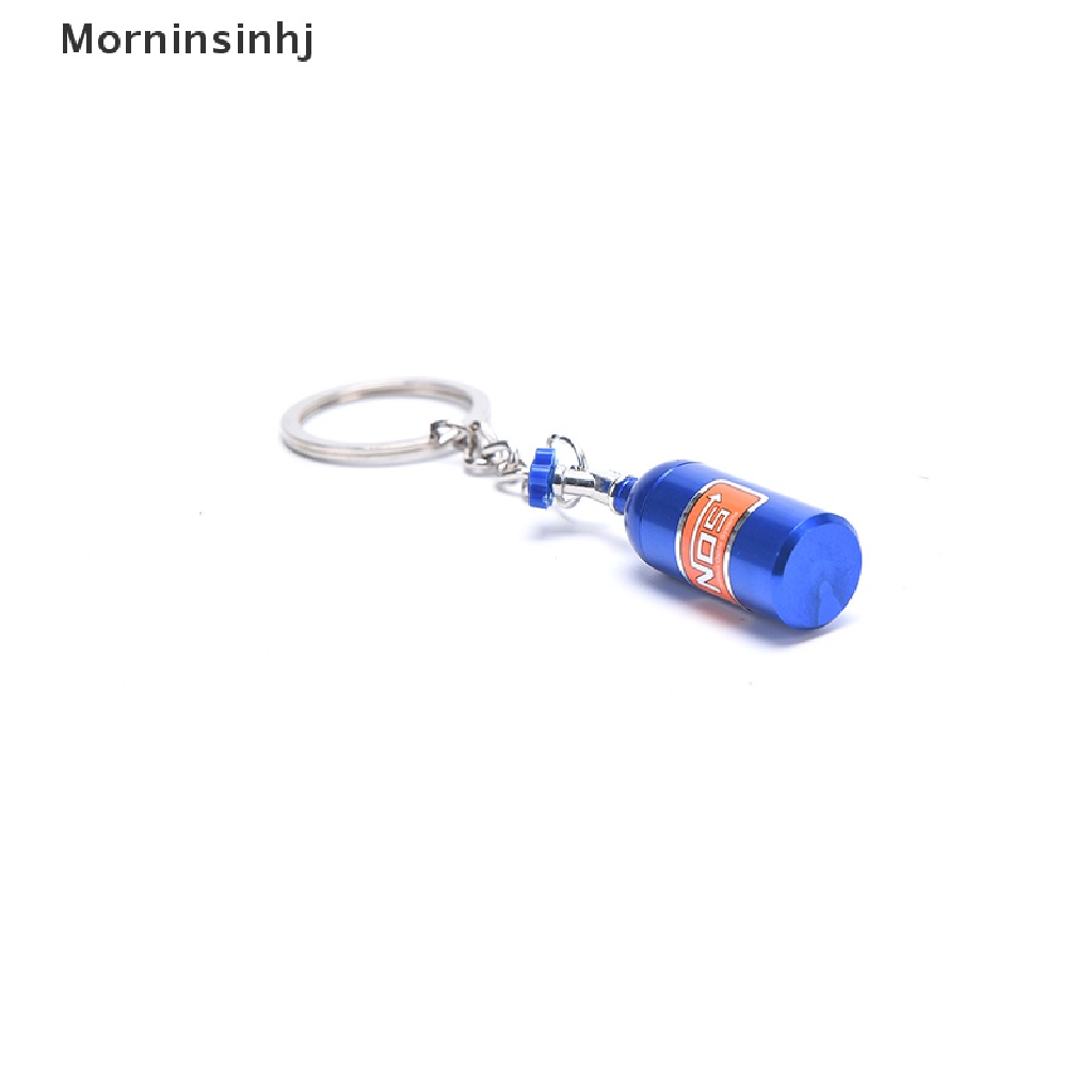 Mornin Gantungan Kunci Mobil Turbo NOS Botol Nitrogen Metal Key Ring Stash Pill Box Storage id