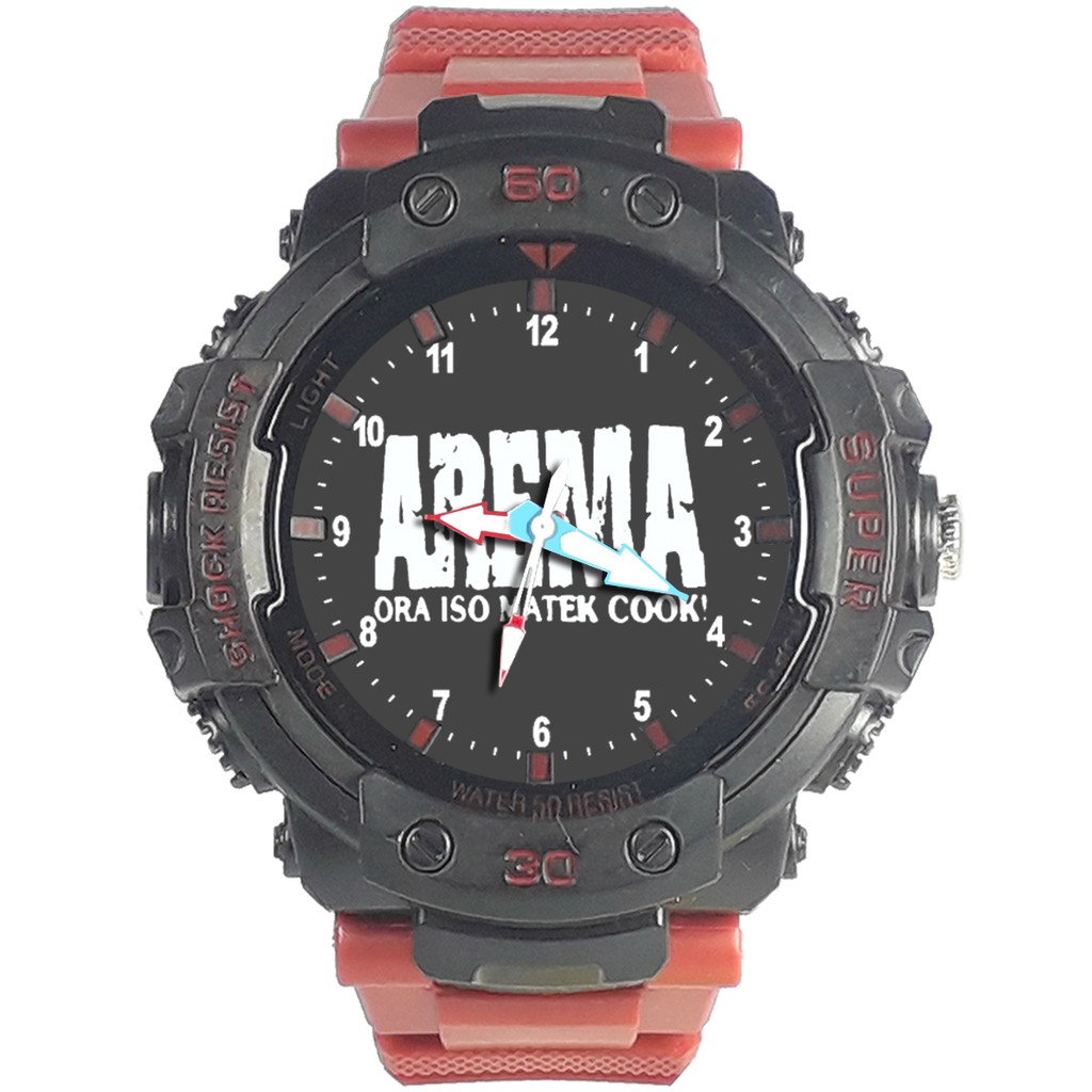 Jam Tangan  AREMA MOTIF 6 Bagus