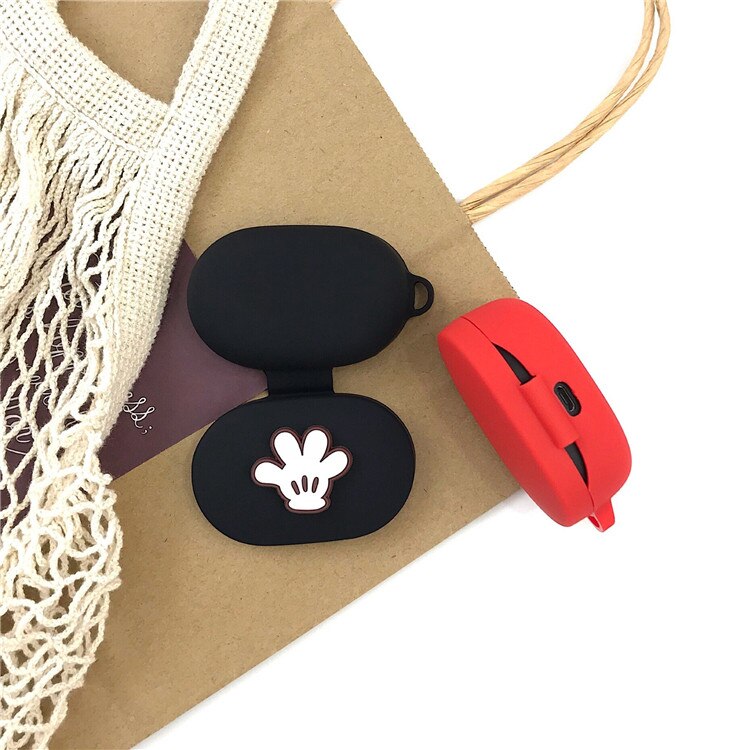 Soft Case Silikon Motif Kartun + Gantungan Kunci Untuk Xiaomi Redmi Airdots Youth / Redmi Airdots 2