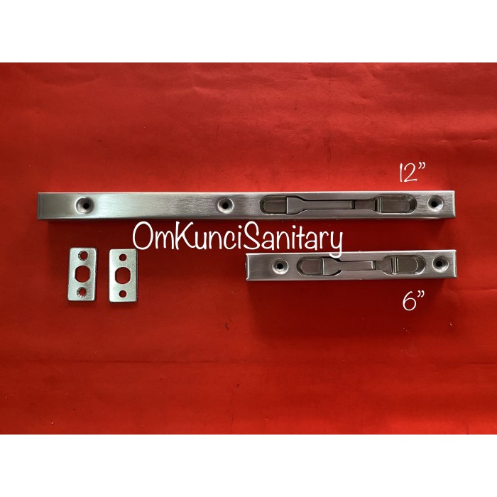 Grendel Tanam Pintu Double Slot Tanam Pintu Dobel Stainless Soligen