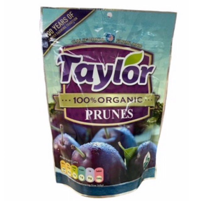 Taylor Organic 100% Prune 250g