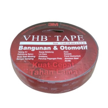 

Double Tape Perekat Serbaguna 3M VHB lebar 12 mm Dan 24 mm Original