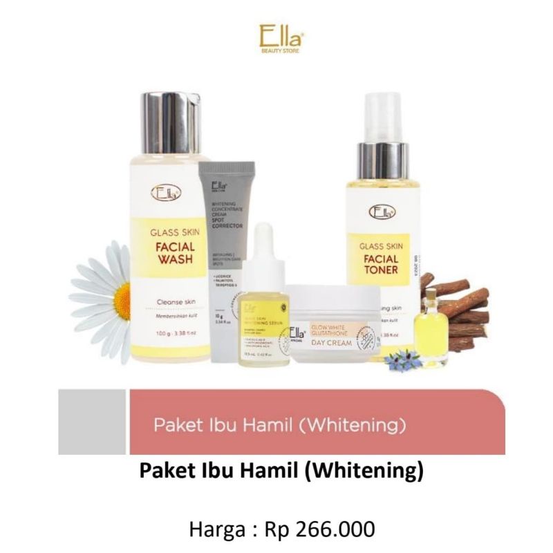 paket glowing untuk ibu hamil ella skincare