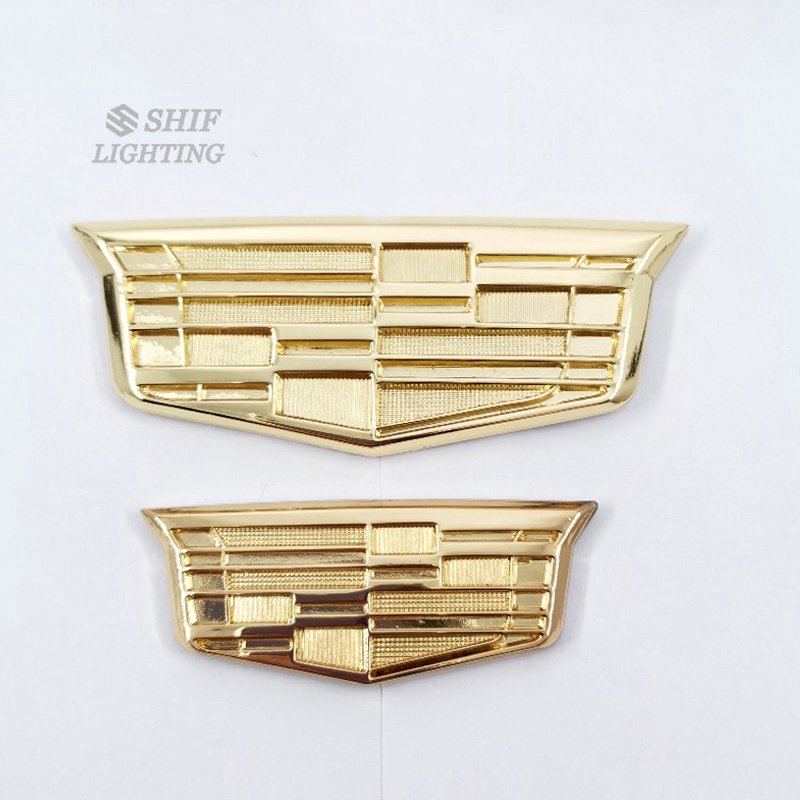 1pc Stiker Emblem Logo Cadillac Bahan Metal Untuk Mobil Cadillac