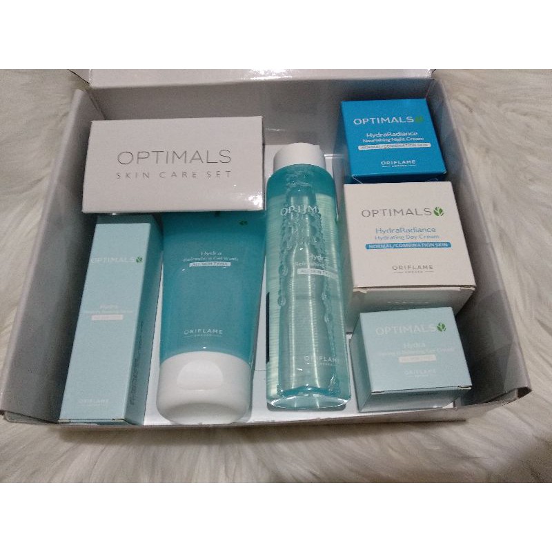 satu set skincare seri optimal oriflame