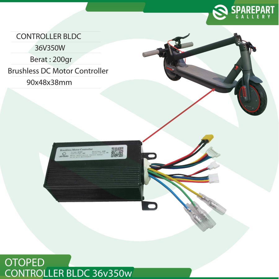 Controller bldc skuter otoped 36v 350w ring8.5