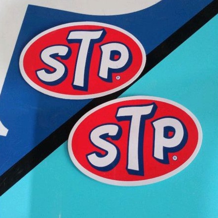 Stiker STP oil